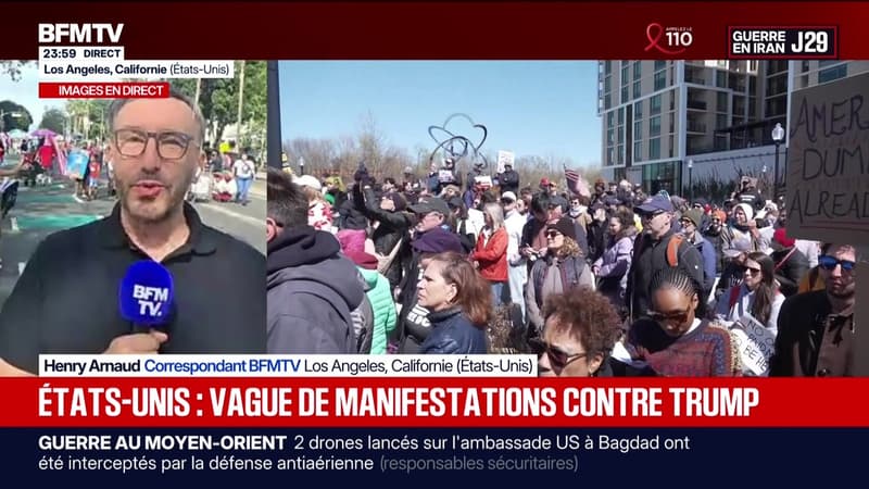 États-Unis : vague de manifestations contre Trump - 28/03