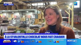 Lyon: les derniers préparatifs avant l'ouverture du salon du chocolat