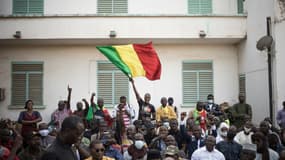 Manifestation spontanée anti-française et anti-Cédéao à Bamako le 10 janvier 2022 au lendemain de nouvelles sanctions internationales contre le Mali 