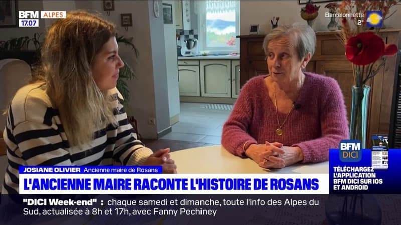Alpes-de-Haute-Provence: l'ancienne maire de Rosans raconte l'histoire de la commune