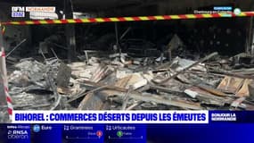 Seine-Maritime: les commerces déserts depuis les émeutes à Bihorel