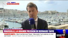 Mort de Bernard Tapie: "Un homme solaire, flamboyant, rebelle", témoigne Benoît Payan, le maire de Marseille