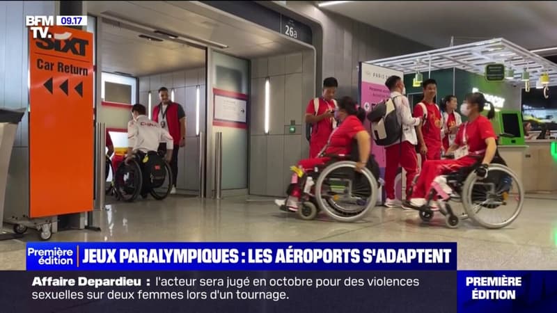 Jeux paralympiques: les aéroports parisiens s'adaptent pour l'arrivée des athlètes