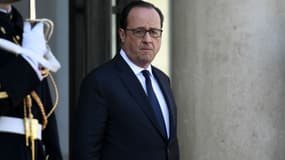 François Hollande à l'Élysée le 11 avril 2017