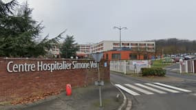 Le centre hospitalier Simone-Veil à Beauvais, dans l'Oise, janvier 2023