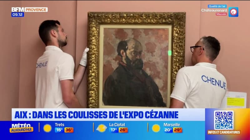 Aix : dans les coulisses de l'expo Cézanne 