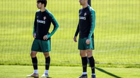 João Félix  et Cristiano Ronaldo