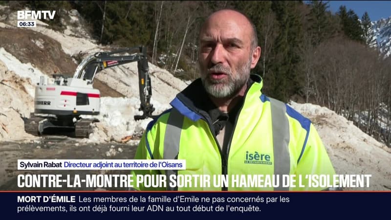 “Il y a quand même encore beaucoup de neige en altitude”: le hameau du River d'Allemond, isolé par une avalanche, bientôt de nouveau accessible par la route