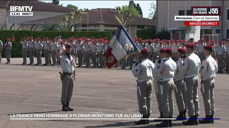 La Marseillaise retentit lors de l'hommage à l'adjudant Florian Montorio, tué dans une embuscade dans le sud du Liban