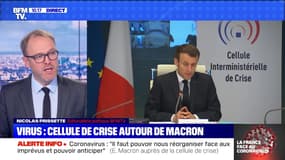 Virus: cellule de crise autour de Macron - 20/03