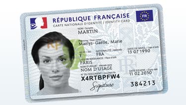 La nouvelle carte d'identité biométrique.
