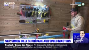 Ski: Simon Billy se prépare aux Speed Masters