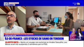 Don du sang en Ile-de-France: pour le directeur de l'EFS IDF, "l'idéal serait qu'on puisse prélever 1700 dons"