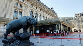 L'entrée du musée d'Orsay à Paris le 23 juin 2020
