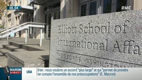 Diplomatie, changement climatique: les étudiants de la George Washington University attendent Emmanuel Macron de pied ferme