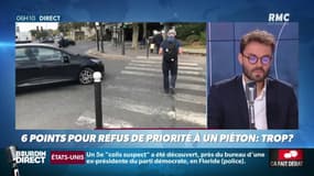 6 points pour refus de priorité à un piéton, est-ce trop?