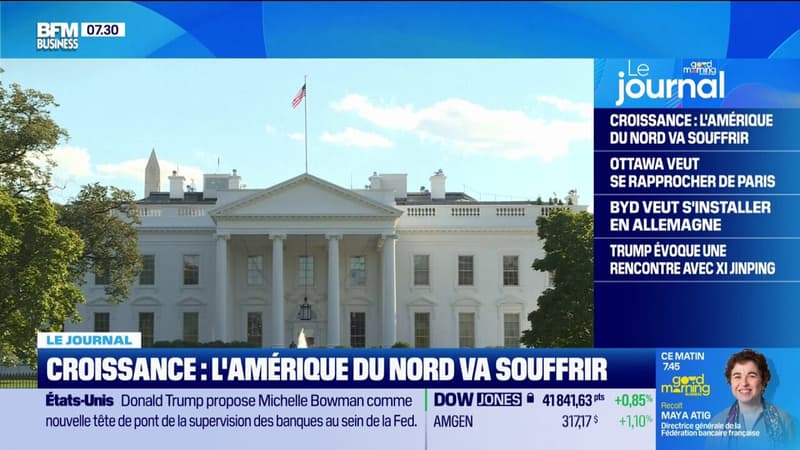 Droits de douane: selon l'OCDE, l'économie américaine perdrait 0,7 point de PIB au bout de 3 ans avec une guerre commerciale