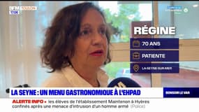 La Seyne-sur-Mer: un menu gastronomique à l'Ehpad