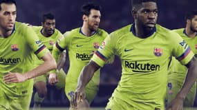 Le maillot extérieur du Barça