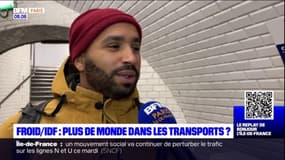 Froid en Ile-de-France: les Franciliens favorisent les transports en commun