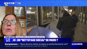 "C'est une fausse gestion, c'est un camouflage": Anne Souyris dénonce les expulsions de migrants et de SDF à Paris avant les JO