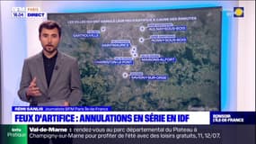 Île-de-France: de nombreux feux d'artifice du 14-Juillet annulés