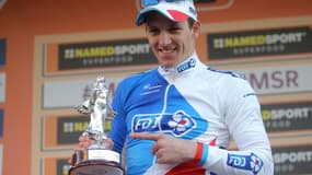 Arnaud Démare après sa victoire à Milan-San Remo
