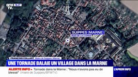 Une tornade a balayé la commune de Suippes dans la Marne