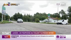 Landes : un téléphone au volant ? Le permis retiré ! 