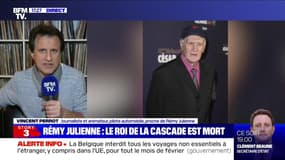 Vincent Perrot à propos de Rémy Julienne: "C'était pas seulement un cascadeur, c'était un homme de spectacle"