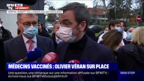 Olivier Véran sur les médecins "stars" vaccinés: "Ils veulent montrer que la vaccination est une chance"