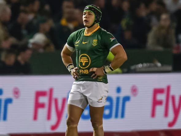 L'ailier Cheslin Kolbe avec l'Afrique du Sud en juillet 2025
