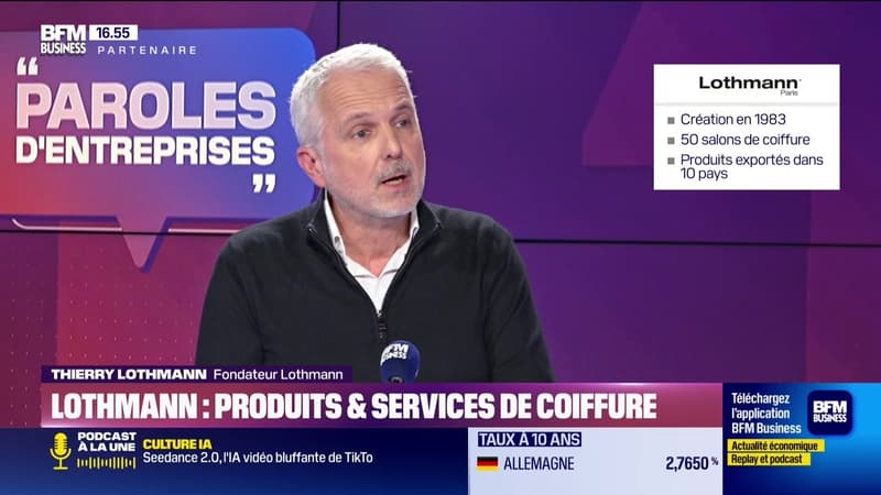 Thierry Lothmann (Lothmann) : Produits et services de coiffure - 15/02