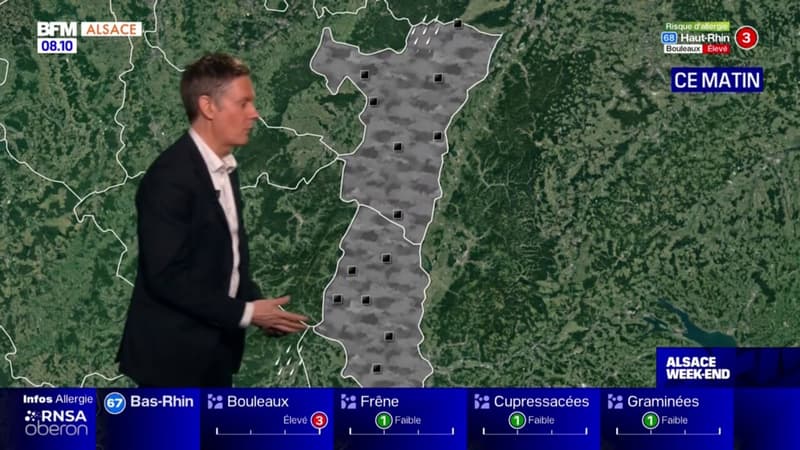 Regarder la vidéo Météo Alsace: un temps instable ce dimanche avec des averses, 17°C à Haguenau