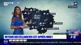 Météo Paris-Ile de France du 21 août: Un temps maussade en matinée, mais retour des éclaircies dans l'après-midi