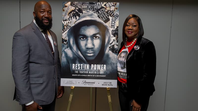 Tracy Martin et Sybrina Fulton, les parents de Trayvon Martin