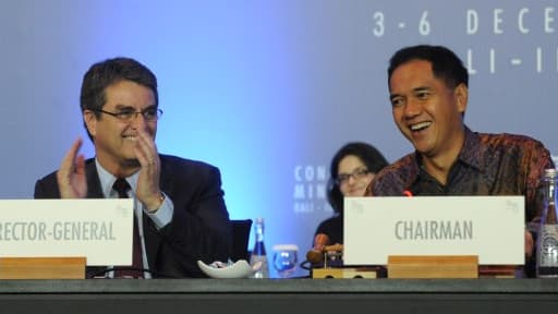 L'accord de Bali est aussi une victoire personnelle de Roberto Azevedo (à gauche), le nouveau directeur général de l'OMC