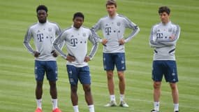 Les joueurs du Bayern se prépare à reprendre