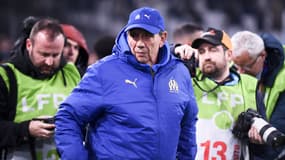 Jean-Louis Gasset lors d'OM-Nantes, le 10 mars 2024