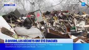 Givors: les 8.000 m3 de déchets entassés après les inondations enfin évacués