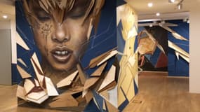 La fondation EDF accueille une fresque géante et éphémère créée par trois street-artists.