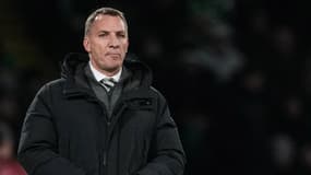 Brendan Rodgers lors d'un match du Celtic Glasgow, le 13 décembre 2023.