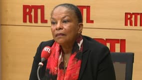 Christiane Taubira à RTL, le lundi 10 octobre.