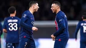 K. Mbappé et A. Hakimi