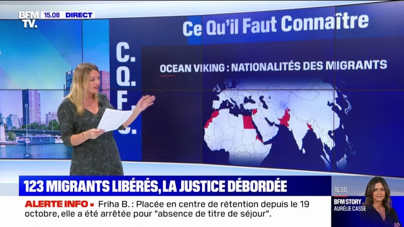 Ocean Viking: 123 migrants remis en liberté, la justice débordée