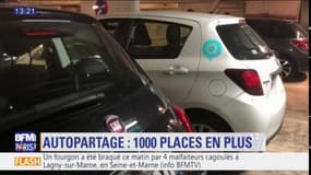 1.000 places en plus pour l'autopartage à Paris
