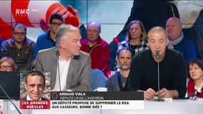 "Les Grandes Gueules" de RMC: un député propose de supprimer le RSA aux casseurs, une bonne idée? (2ème partie)