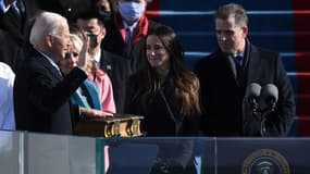 Les deux enfants de Joe Biden, Ashley et Hunter, le 20 janvier 2021.