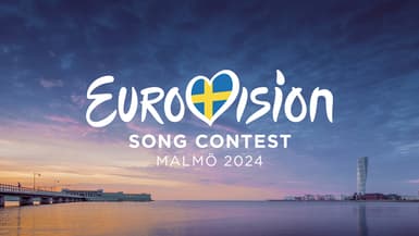 Le logo de l'Eurovision 2024 qui se déroule cette année à Malmö en Suède