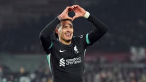 L'attaquant de Liverpool Darwin Nunez face à Brentford le 18 janvier 2025